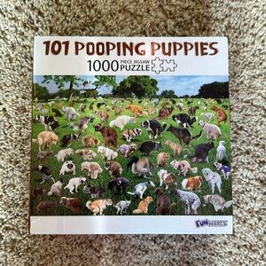 101 Pooping Puppies 1000 piece puzzle *new in box